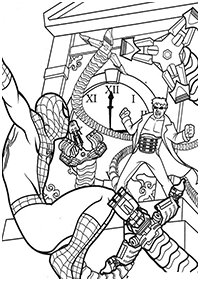 スパイダーマンの塗り絵 - 47