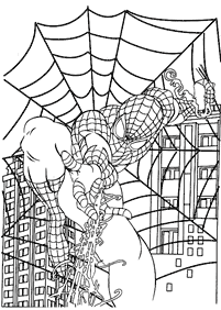 スパイダーマンの塗り絵 - 50