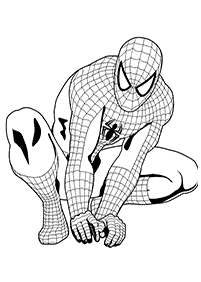 スパイダーマンの塗り絵 - 56