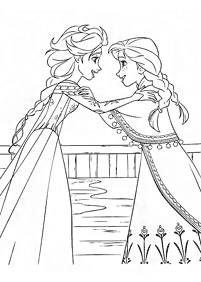 アナと雪の女王塗り絵 - 103