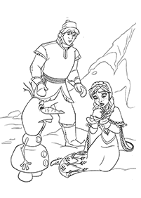 アナと雪の女王塗り絵 - 74