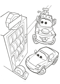 カーズ(ディズニー)の塗り絵 - 15