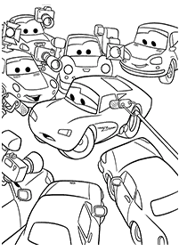 カーズ(ディズニー)の塗り絵 - 25
