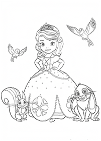 ちいさなプリンセス ソフィアの塗り絵 – 13