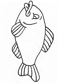 魚の塗り絵