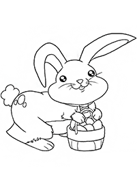 ウサギの塗り絵 - 11