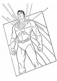 スーパーマンの塗り絵 - 28