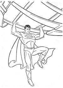 スーパーマンの塗り絵 - 31