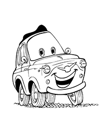 カーズ(ディズニー)の塗り絵 - 4ページ目