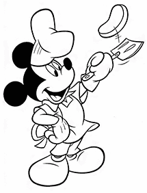 ミッキーマウスの塗り絵 - 139