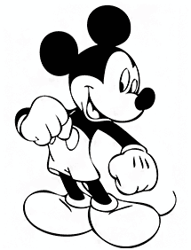 ミッキーマウスの塗り絵 - 94