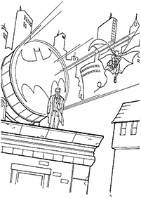 バットマンの塗り絵 - 11ページ目