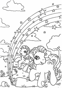 マイリトルポニーの塗り絵 - 11ページ目