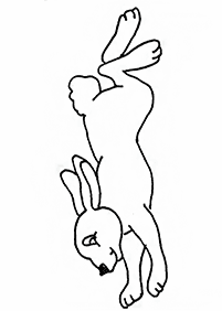 ウサギの塗り絵 - 18