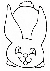 ウサギの塗り絵 - 2ページ目
