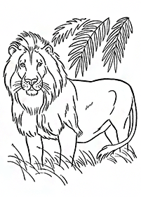 ライオンの塗り絵 - 48