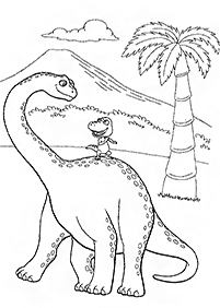 恐竜の塗り絵 - 46