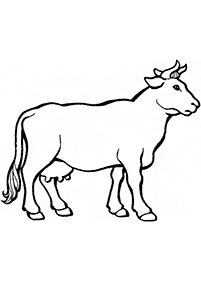 牛の塗り絵 - 33