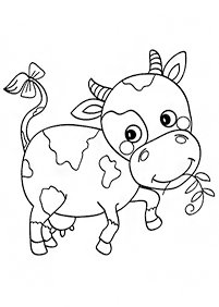 牛の塗り絵 - 46