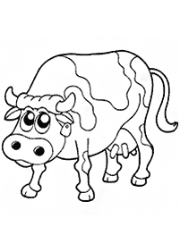 牛の塗り絵 - 54