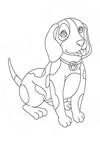 犬の塗り絵 - 2ページ目