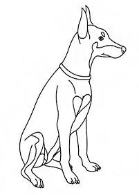 犬の塗り絵 - 66