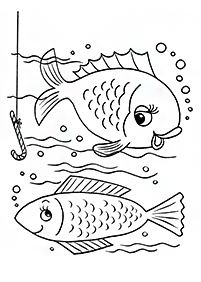 魚の塗り絵 - 103