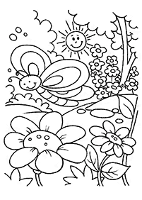 春の塗り絵 - 10ページ目