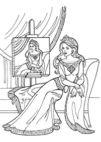 王女の塗り絵 -  13ページ目