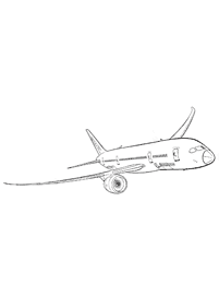 飛行機の塗り絵 - 32