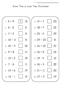 1年生のワークシート - ワークシート117
