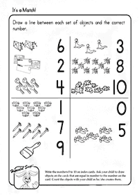 幼稚園のワークシート - ワークシート14