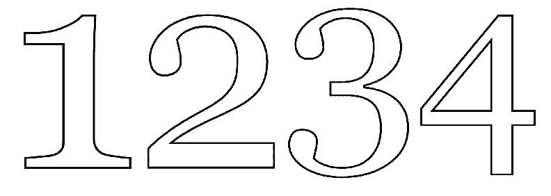 数字のワークシート - ワークシート1