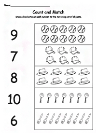 子供向けの簡単な算数 - ワークシート106