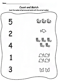 子供向けの簡単な算数 - ワークシート108