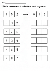 子供向けの簡単な算数 - ワークシート122