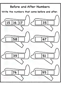 子供向けの簡単な算数 - ワークシート124