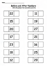 子供向けの簡単な算数 - ワークシート166