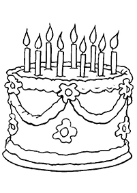 誕生日の塗り絵 - 51