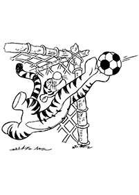 サッカーの塗り絵 - 10ページ目