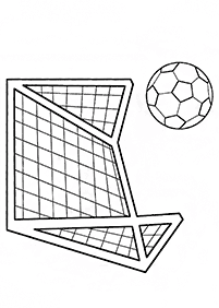 サッカーの塗り絵 - 27