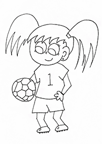 サッカーの塗り絵 - 37