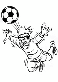 サッカーの塗り絵 - 59