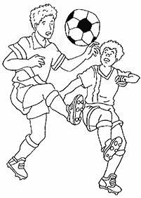 サッカーの塗り絵 - 60