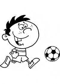 サッカーの塗り絵 - 62