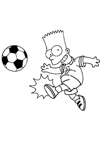 サッカーの塗り絵 - 66