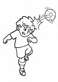 サッカーの塗り絵 - 70