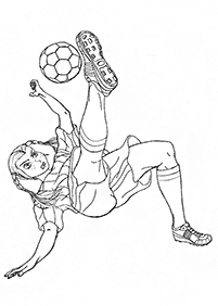 サッカーの塗り絵 - 79