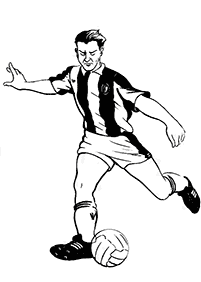 サッカーの塗り絵 - 80