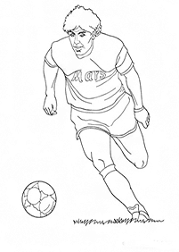サッカーの塗り絵 - 83